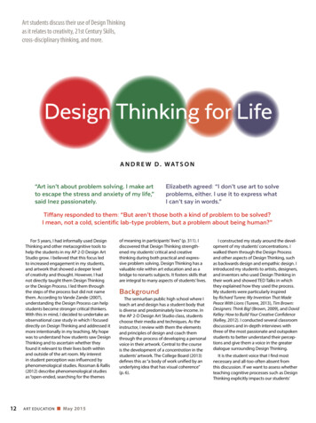 Design Thinking For Life - Maryland Institute College Of Art