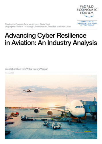 Advancing Cyber Resilience In Aviation: An Industry Analysis