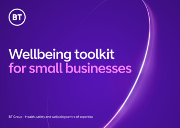 Wellbeing Toolkit For Small Businesses - BT