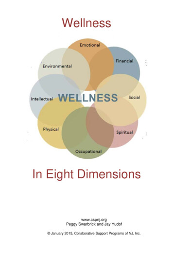 Wellness In 8 Dimensions Booklet With Daily Plan