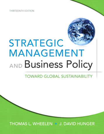Strategic Management Model - MIM - Home