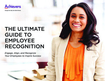 THE ULTIMATE GUIDE TO EMPLOYEE RECOGNITION