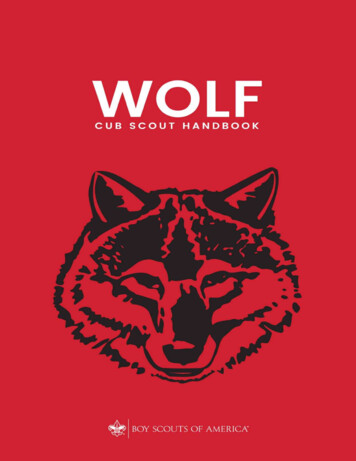 Wolf Cub Scout Handbook - Cub Scout Pack 498