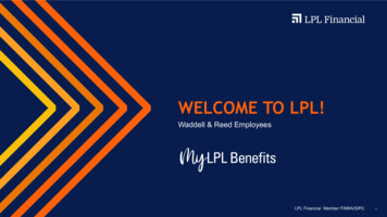 WELCOME TO LPL!
