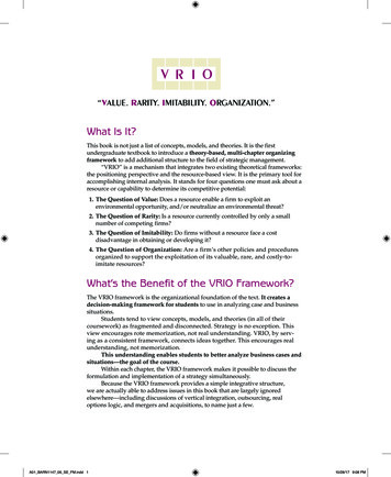 What’s The Benefit Of The VRIO Framework?