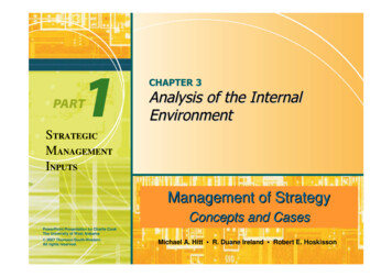 03[1] Analysis Of The Internal Environment