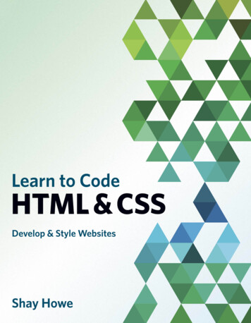 Learn To Code HTML & CSS