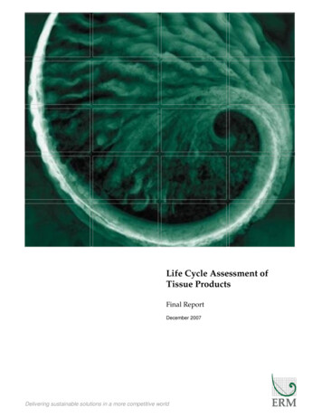 Life Cycle Assessment Of Tissue Products