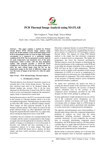 PCB Thermal Image Analysis Using MATLAB - IRD India