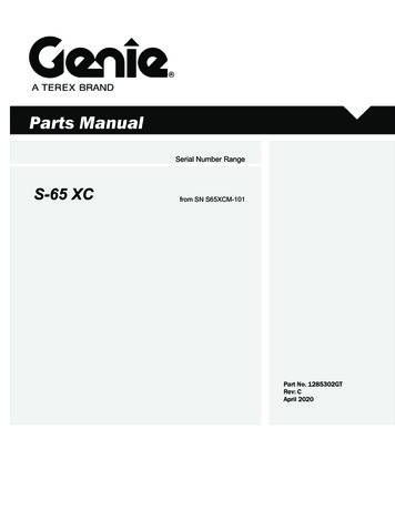 Parts Manual - Genie