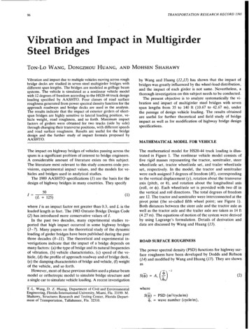 Vibration And Impact In Multigirder Steel Bridges