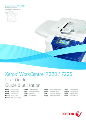 Xerox WorkCentre 7220 / 7225 - Xcopy.cz