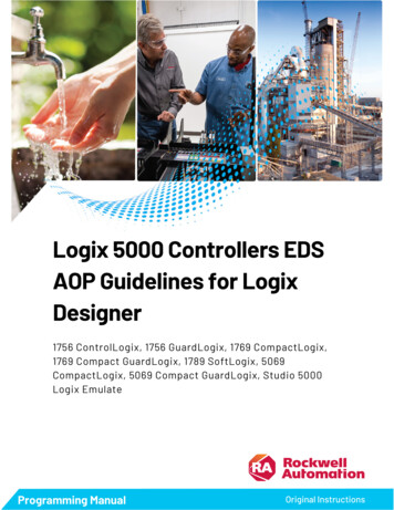 Logix 5000 Controllers EDS AOP Guidelines For Logix .
