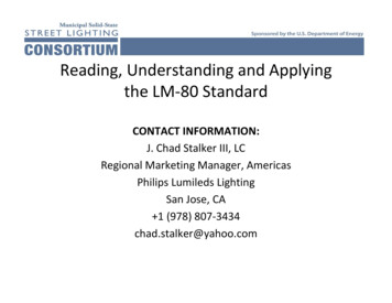 Reading, Understanding And Applying The LM-80 Standard