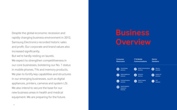 Business Overview - Samsung Us