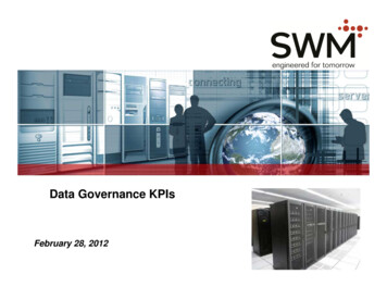 Data Governance KPIs
