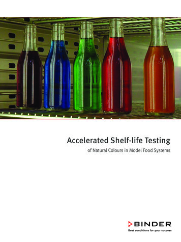 Accelerated Shelf-life Testing - BINDER
