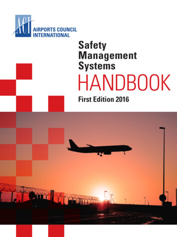 Safety Management Systems HANDBOOK