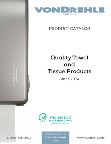 Quality Towel And Tissue Products - Von Drehle