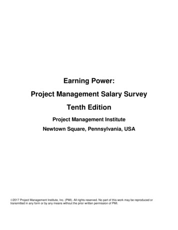 Earning Power: Project Management Salary Survey Tenth Edition