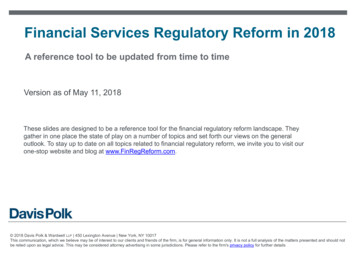 Financial Services Regulatory Reform (00C) [Read-Only]