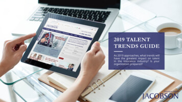 2019 TALENT TRENDS GUIDE - Jacobson