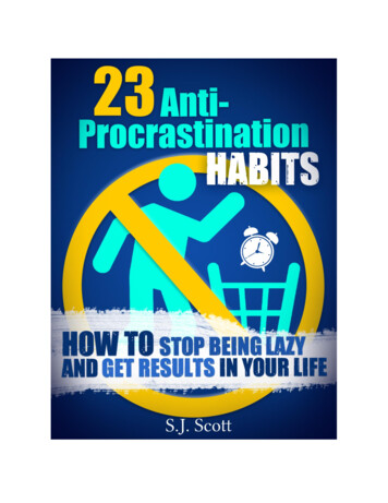 23 ANTI-PROCRASTINATION HABITS