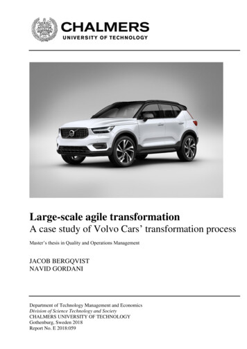Large-scale Agile Transformation - Chalmers