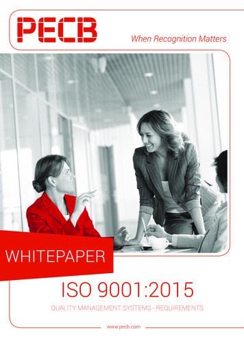 ISO 9001:2015 - PECB