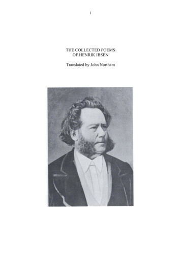 THE COLLECTED POEMS OF HENRIK IBSEN Translated By John 