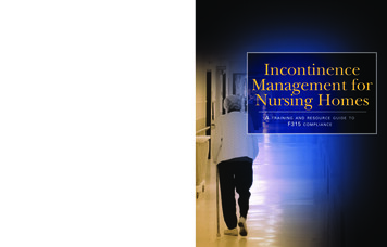 Incontinence Management For Nursing Homes