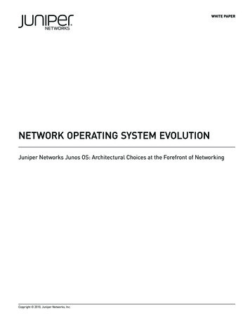 Network Operating System Evolution - Worldcolleges.info