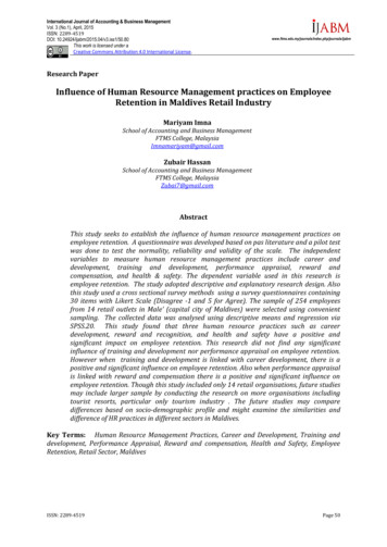 Influence Of Human Resource Management Practices On .