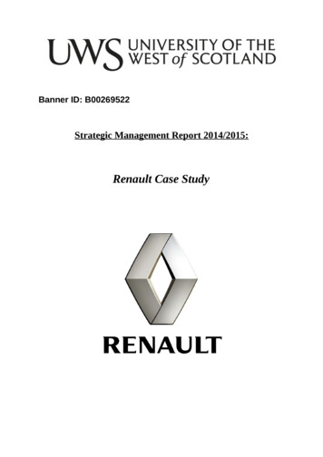 Renault Case Study