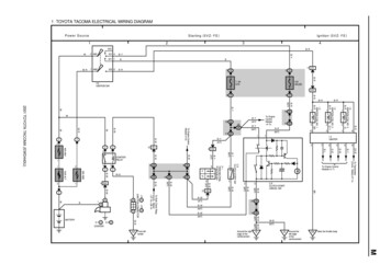 1 TOYOTA TACOMA ELECTRICAL WIRING DIAGRAM