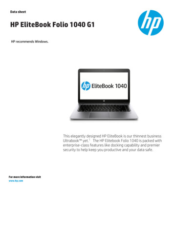 HP EliteBook Folio 1040 G1 - CNET Content