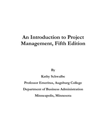 An Introduction To Project Management, Fifth Edition