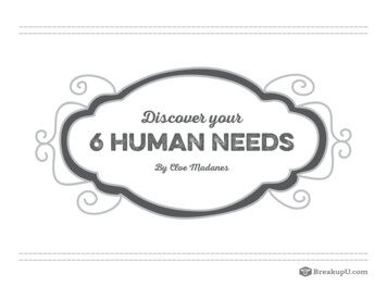 Discover Your 6 Human Needs - Shelley Hanna Fine Art