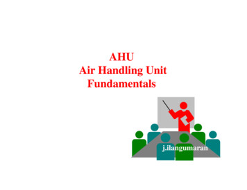 AHU Air Handling Unit Fundamentals