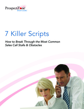 7 Killer Scripts - Precision Senior Marketing
