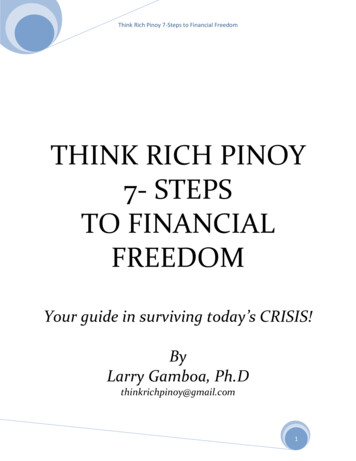 Think Rich Pinoy 7-Steps To Financial Freedom