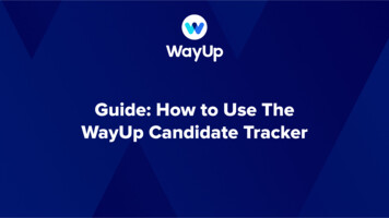 WayUp Candidate Tracker Guide: How To Use The