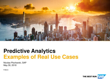 Predictive Analytics Examples Of Real Use Cases