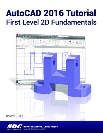 First Level 2D Fundamentals - SDC Publications