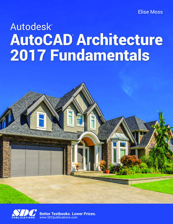 Autodesk AutoCAD Architecture 2017 Fundamentals
