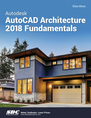 Elise Moss Autodesk AutoCAD Architecture 2018 Fundamentals