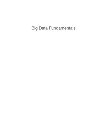 Big Data Fundamentals - Pearsoncmg 