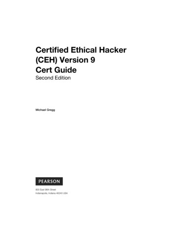 Certifi Ed Ethical Hacker (CEH) Version 9 Cert Guide