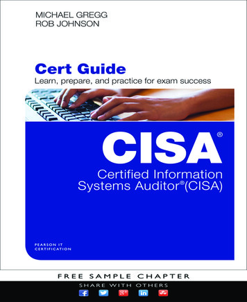 Certifi Ed Information (CISA Cert Guide