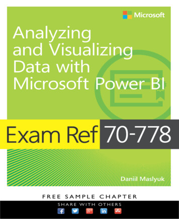 Exam Ref 70-778 Analyzing And Visualizing Data With .